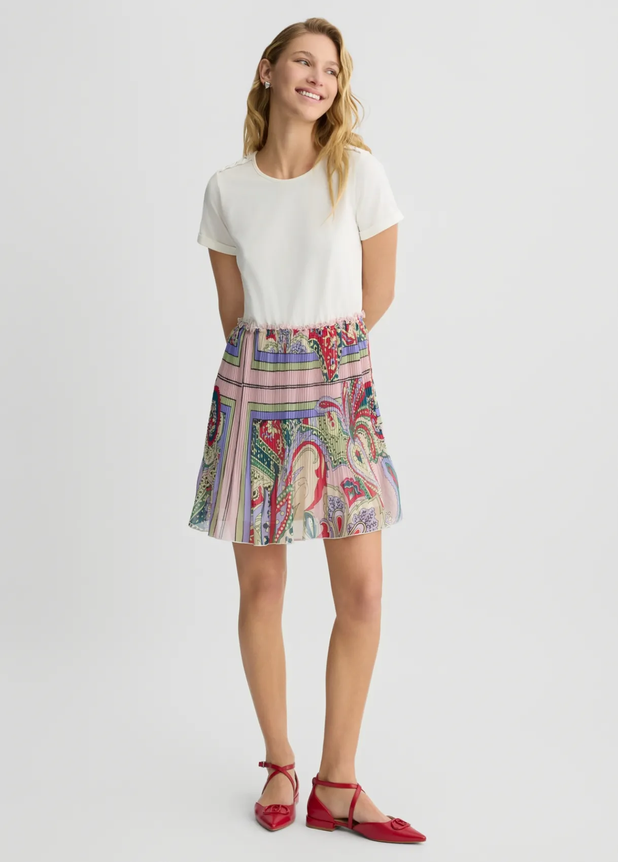 Liu Jo Robe avec imprimé foulard|Femme Robes