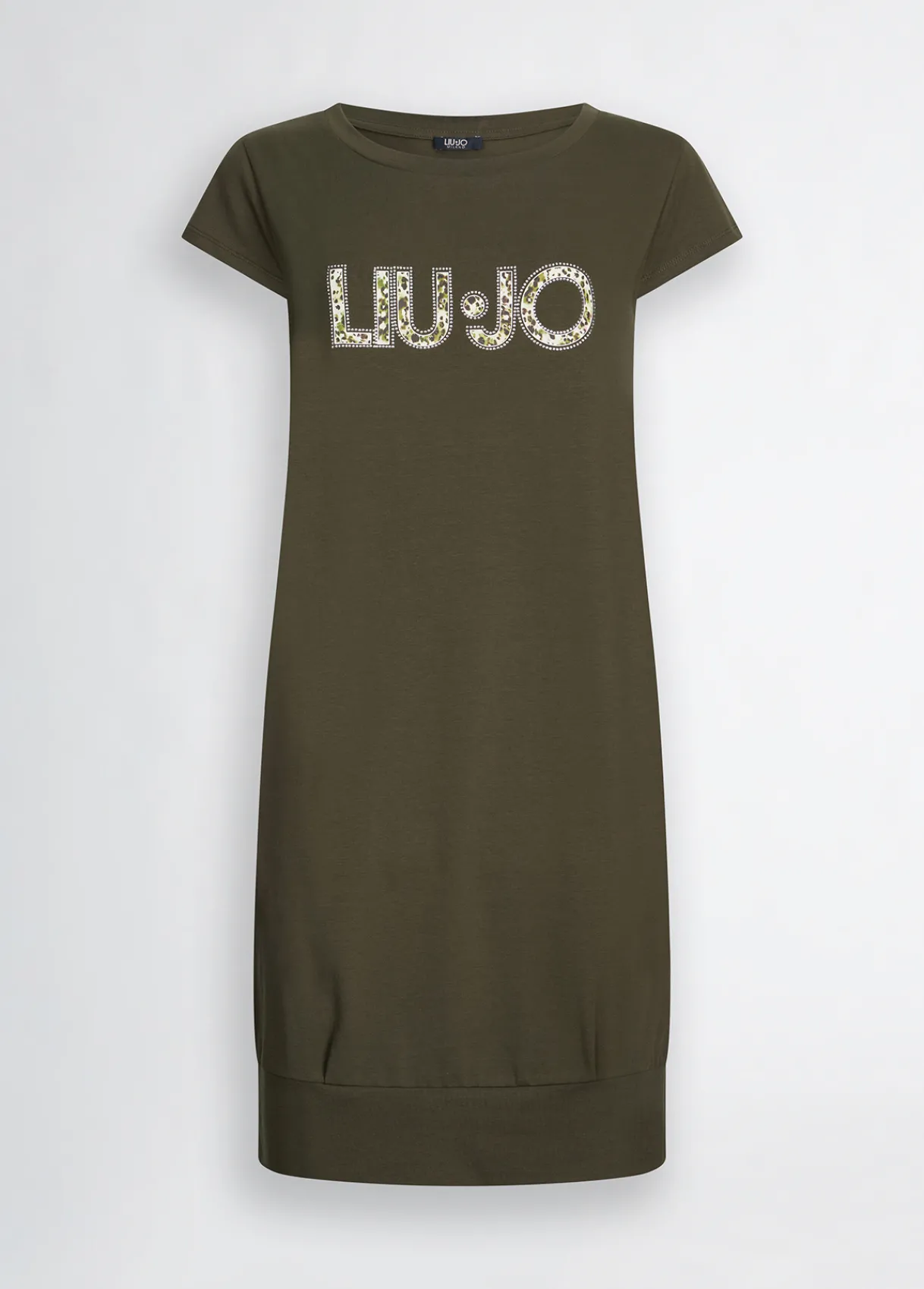 Liu Jo Robe avec logo et strass|Femme Mode Plage|Robes