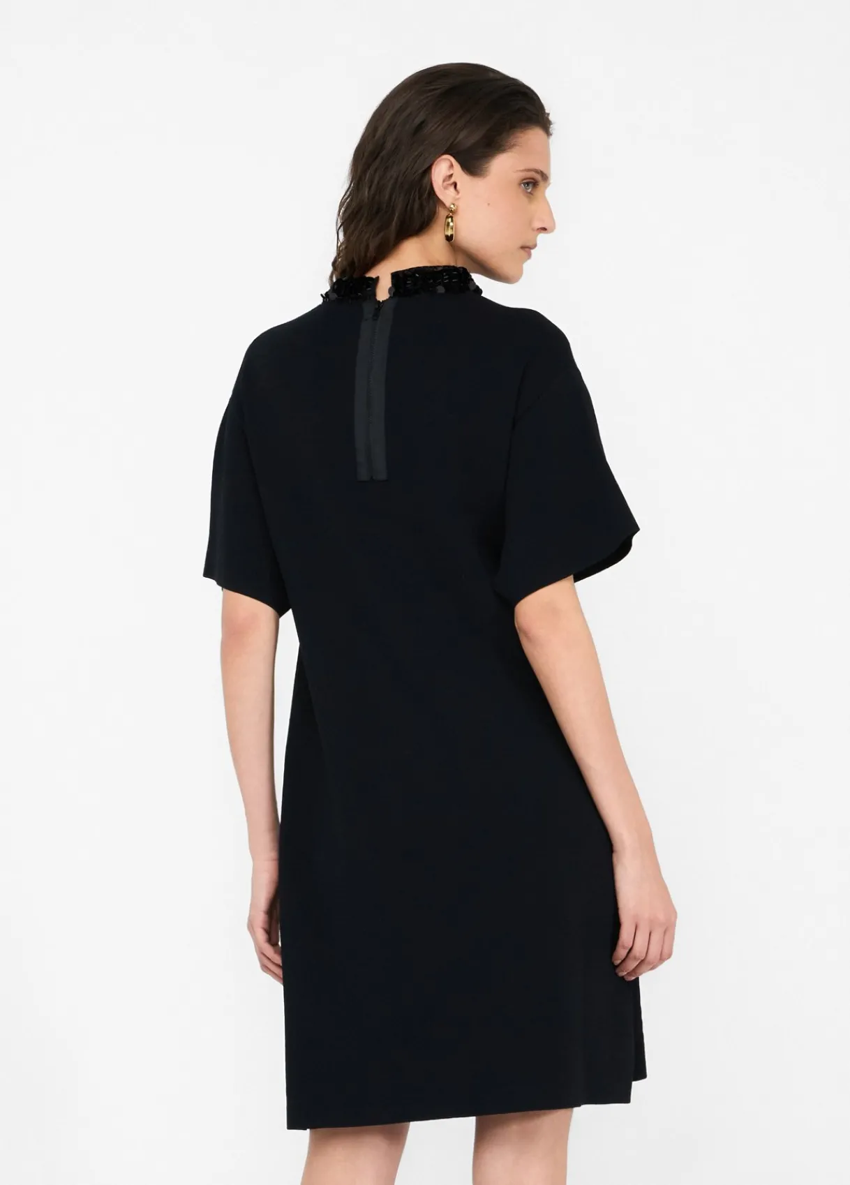 Liu Jo Robe avec paillettes|Femme Mailles|Robes