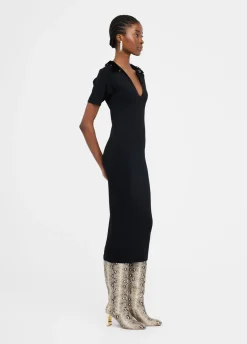 Liu Jo Robe avec paillettes|Femme Mailles|Robes