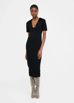 Liu Jo Robe avec paillettes|Femme Mailles|Robes