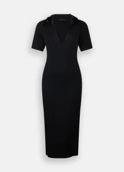 Liu Jo Robe avec paillettes|Femme Mailles|Robes