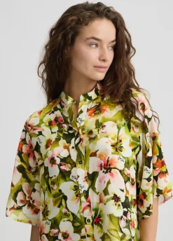Liu Jo Robe chemisier avec imprimé|Femme Mode Plage|Robes
