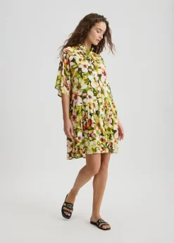 Liu Jo Robe chemisier avec imprimé|Femme Mode Plage|Robes