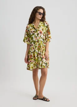 Liu Jo Robe chemisier avec imprimé|Femme Mode Plage|Robes