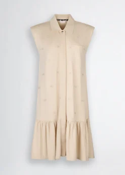 Liu Jo Robe chemisier avec logo|Femme Vêtements De Sport|Robes
