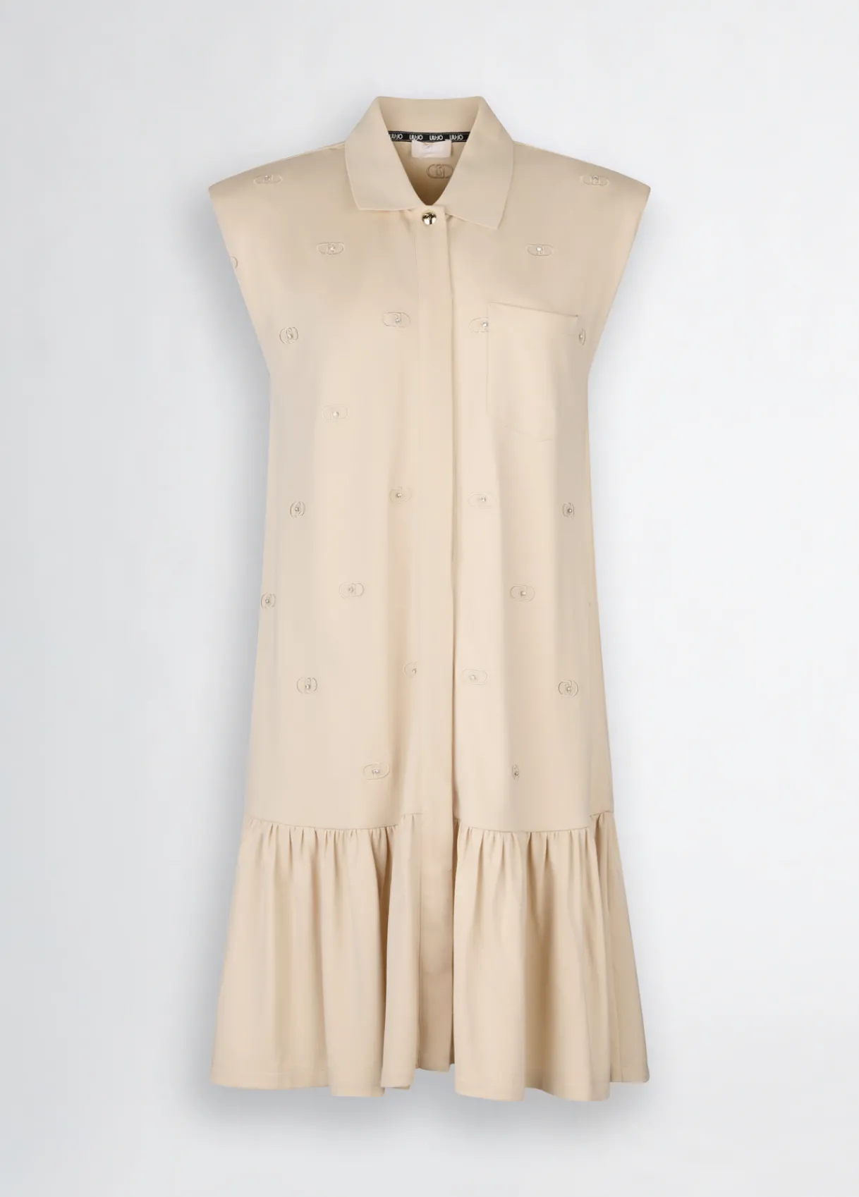 Liu Jo Robe chemisier avec logo|Femme Vêtements De Sport|Robes