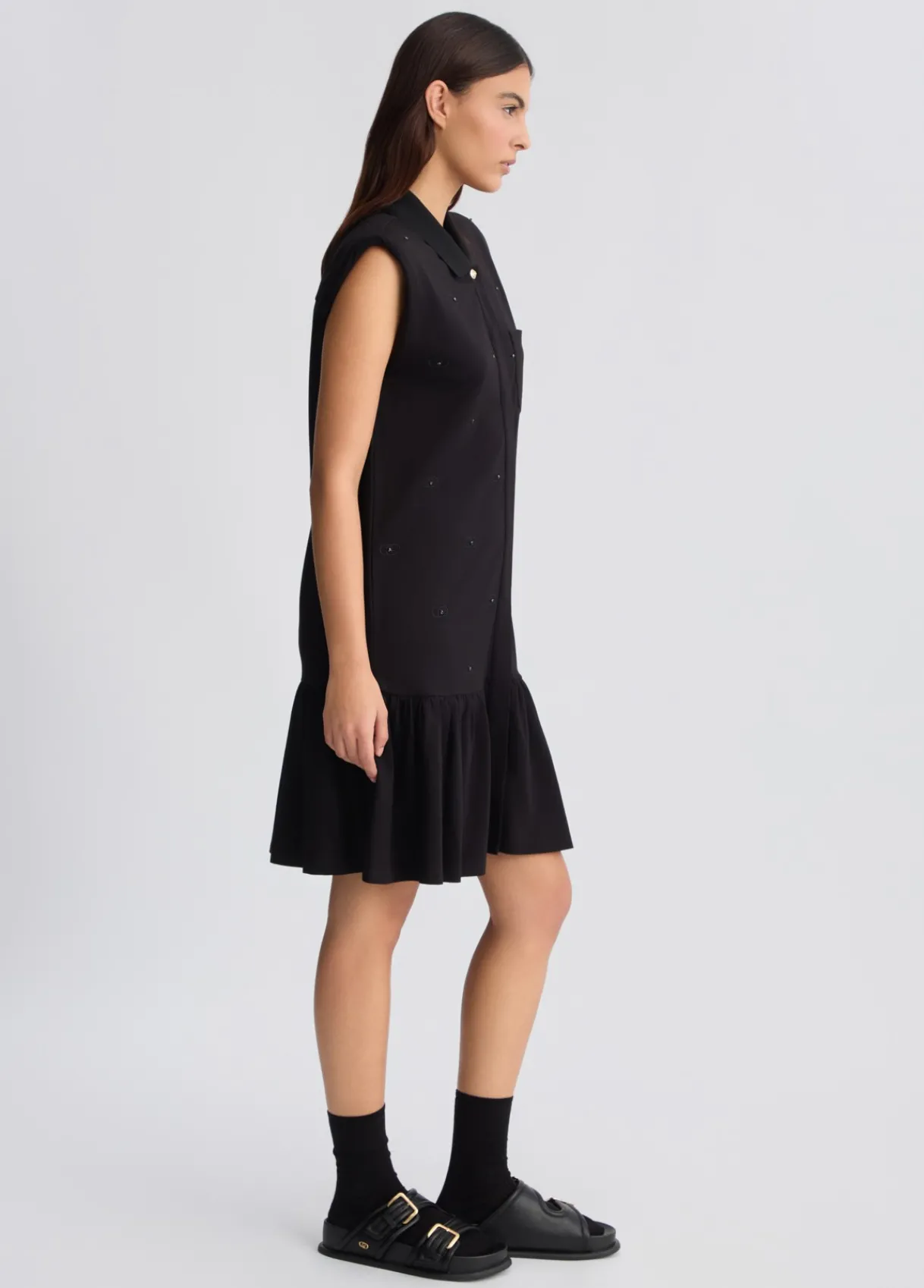 Liu Jo Robe chemisier avec logo|Femme Vêtements De Sport|Robes