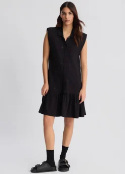 Liu Jo Robe chemisier avec logo|Femme Vêtements De Sport|Robes