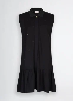 Liu Jo Robe chemisier avec logo|Femme Vêtements De Sport|Robes