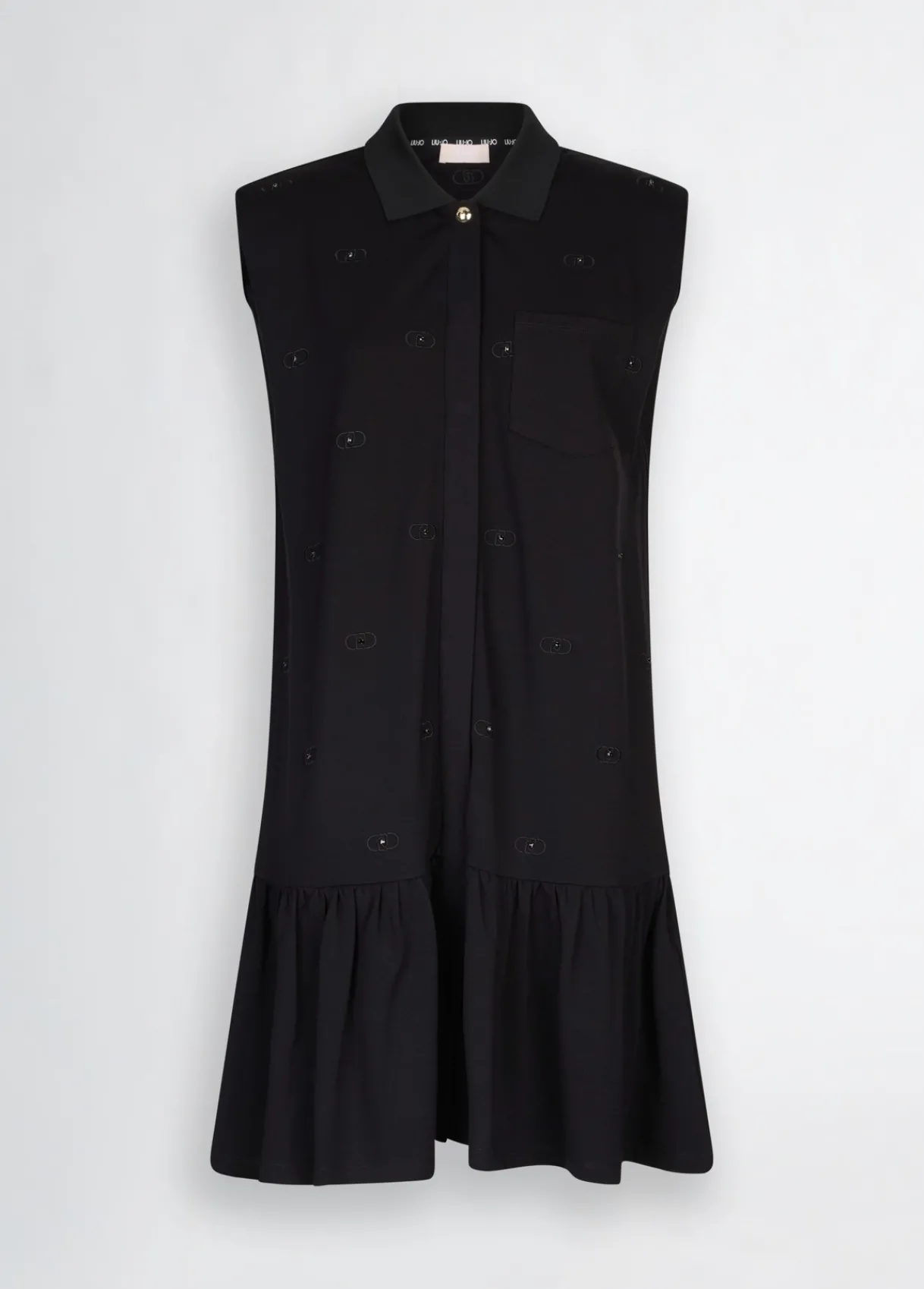 Liu Jo Robe chemisier avec logo|Femme Vêtements De Sport|Robes