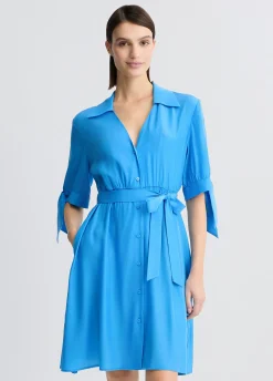 Liu Jo Robe chemisier courte|Femme Mode Plage|Robes