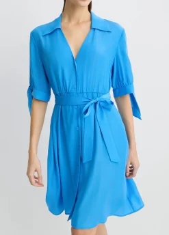Liu Jo Robe chemisier courte|Femme Mode Plage|Robes