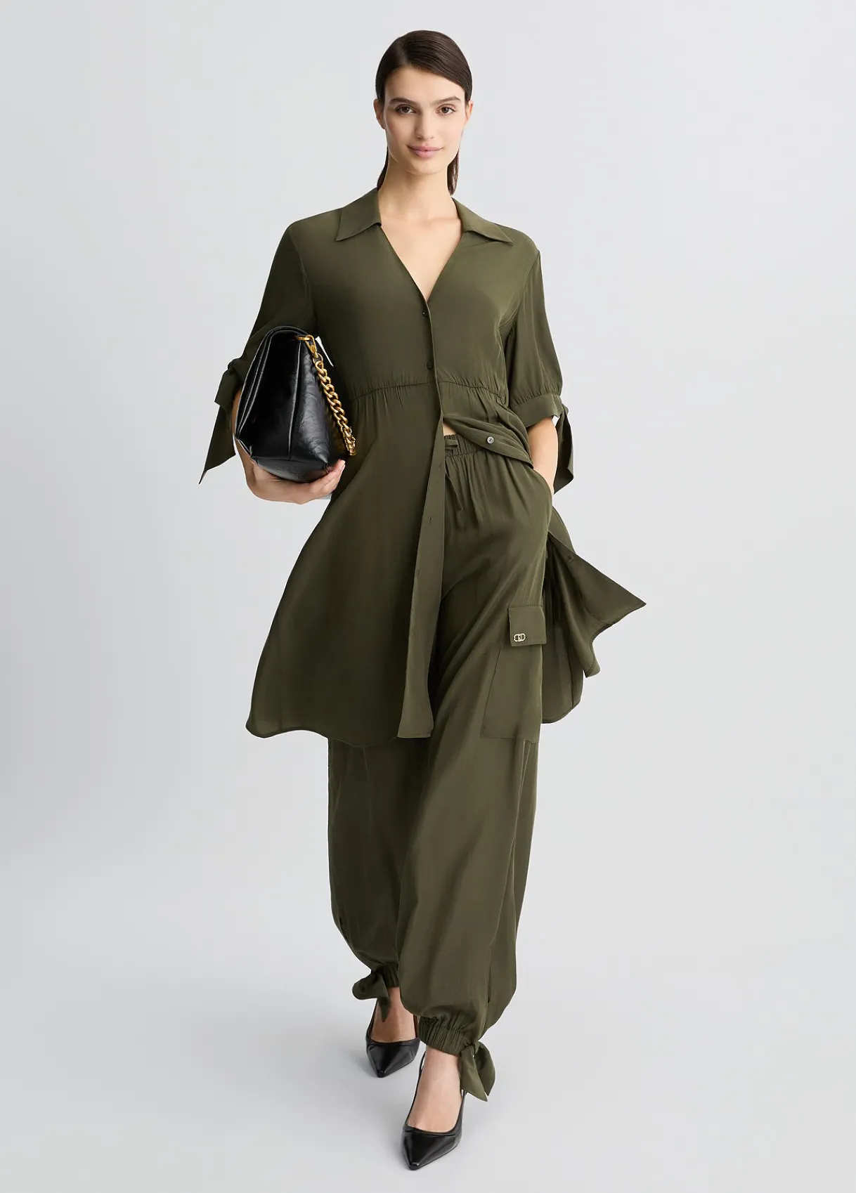 Liu Jo Robe chemisier courte|Femme Mode Plage|Robes
