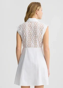 Liu Jo Robe chemisier en broderie anglaise|Femme Robes
