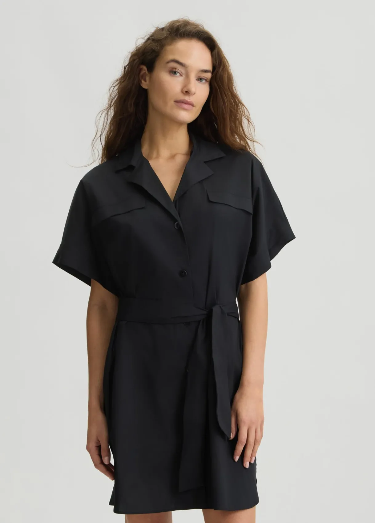 Liu Jo Robe chemisier en coton|Femme Mode Plage|Robes