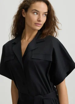 Liu Jo Robe chemisier en coton|Femme Mode Plage|Robes