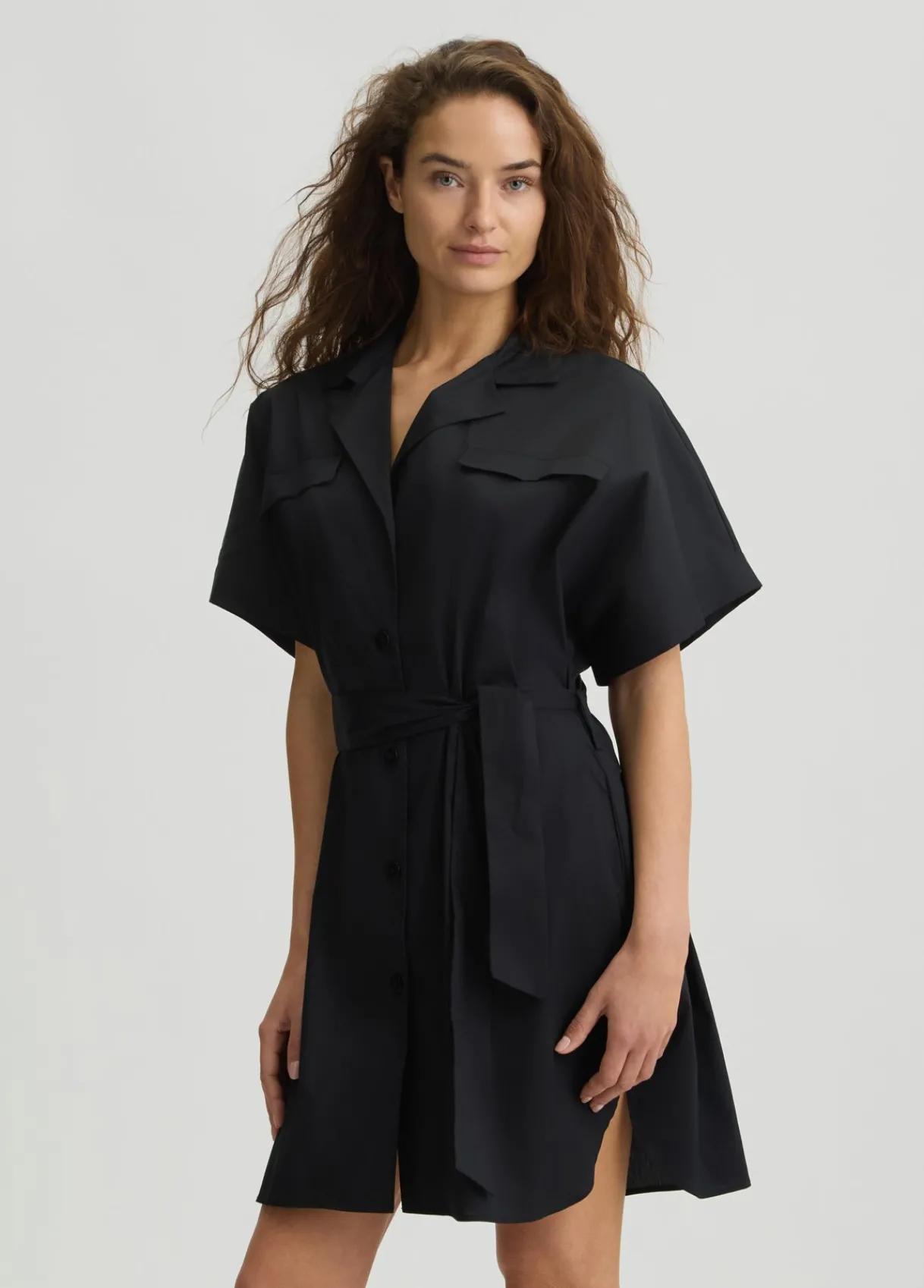 Liu Jo Robe chemisier en coton|Femme Mode Plage|Robes