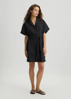 Liu Jo Robe chemisier en coton|Femme Mode Plage|Robes