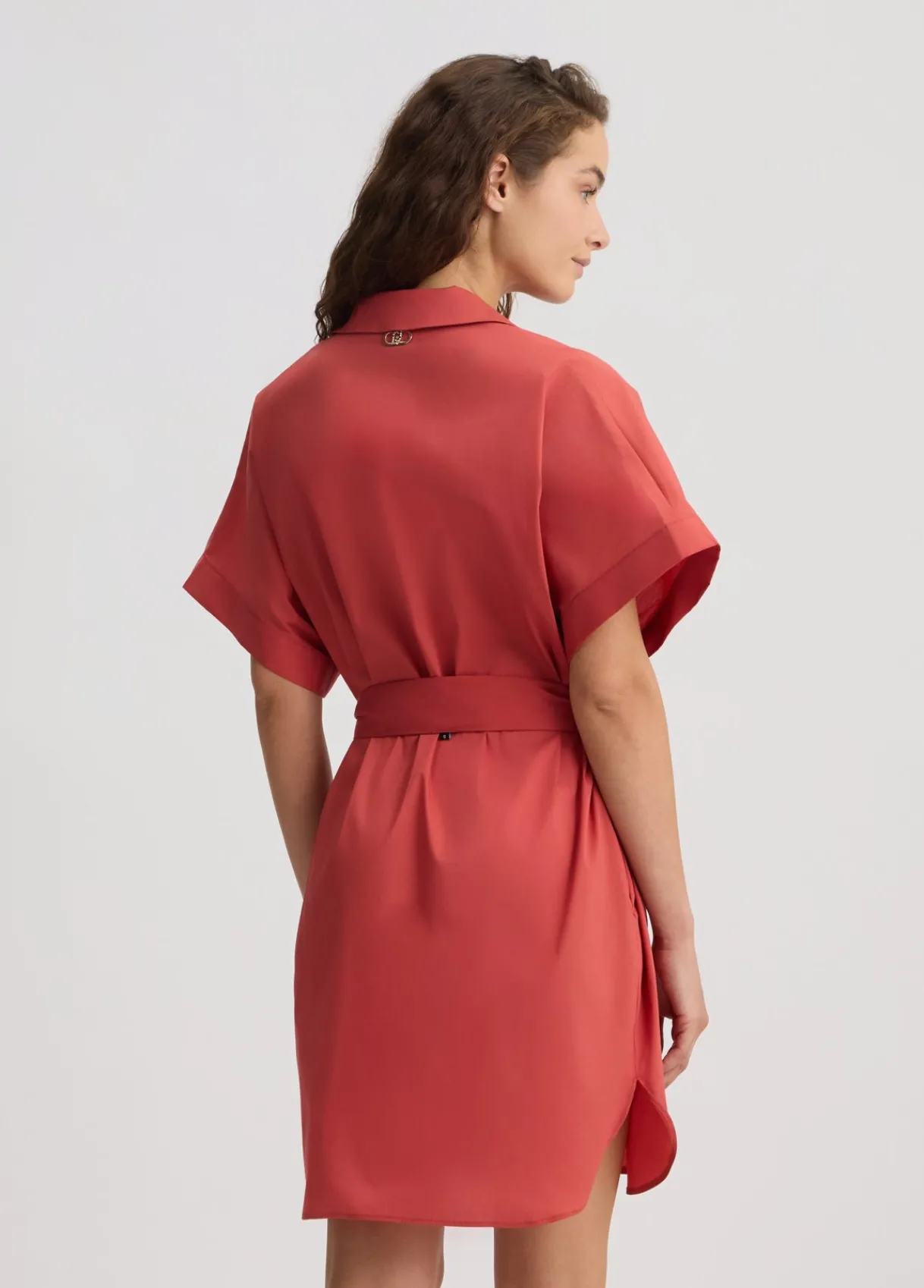 Liu Jo Robe chemisier en coton|Femme Mode Plage|Robes