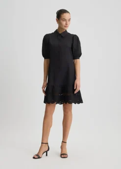 Liu Jo Robe chemisier en coton avec broderies|Femme Robes