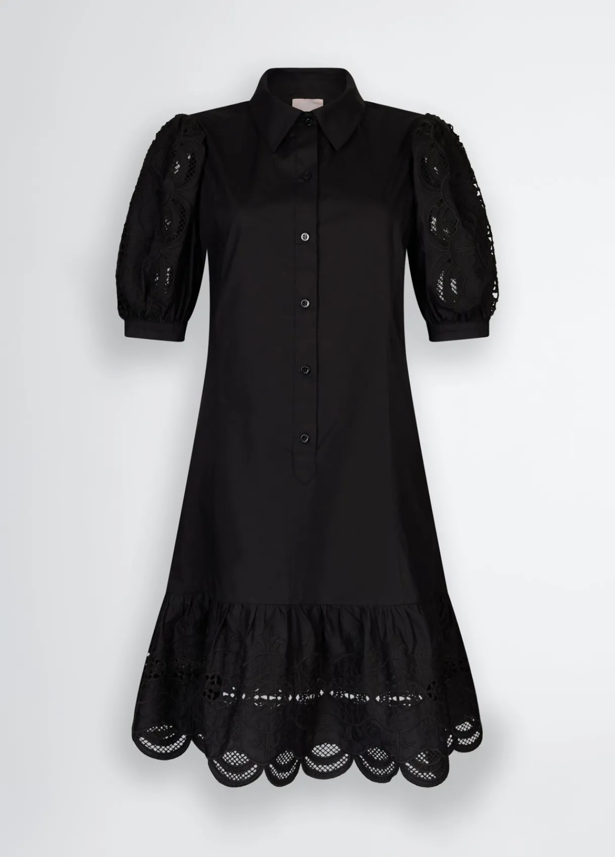 Liu Jo Robe chemisier en coton avec broderies|Femme Robes