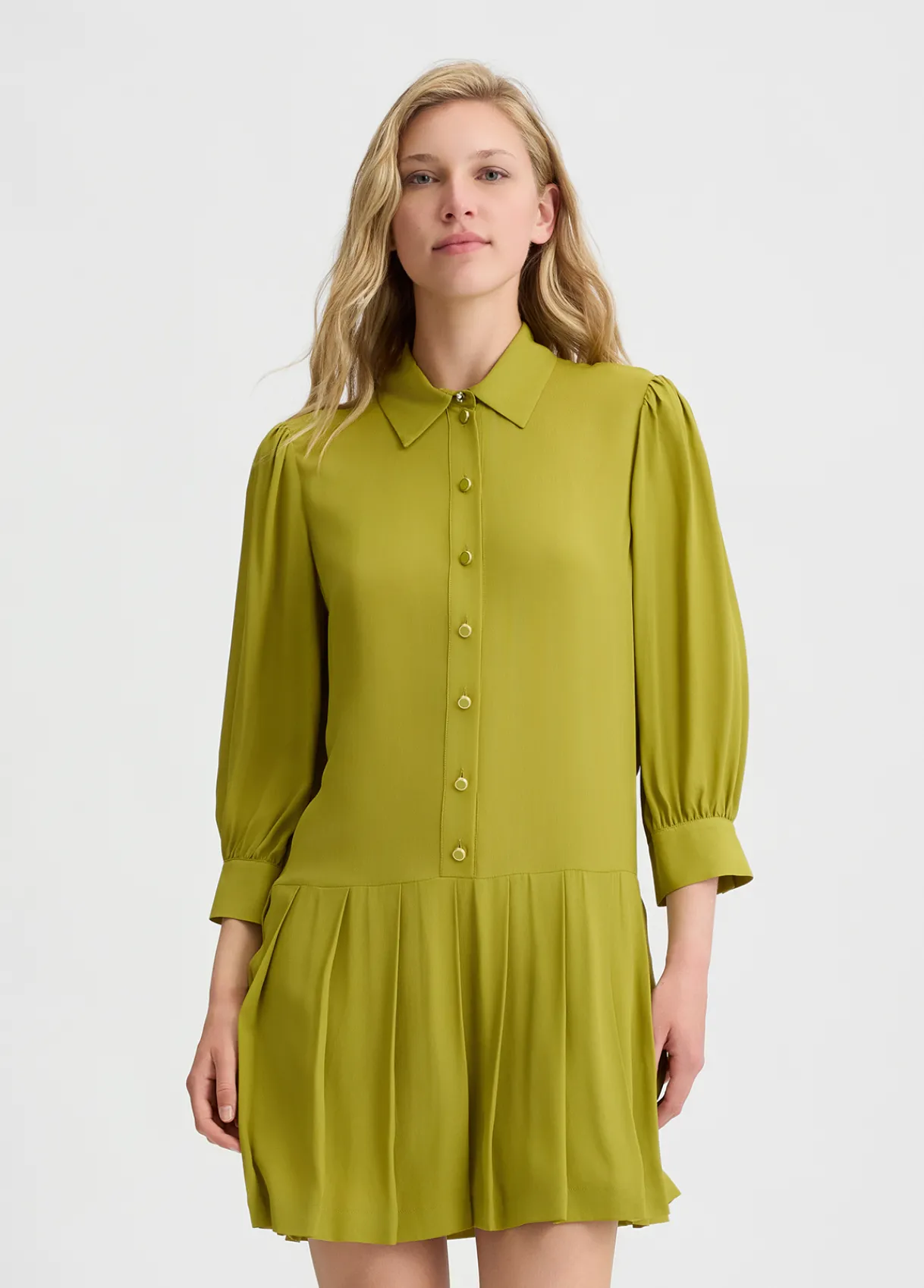 Liu Jo Robe chemisier en crêpe de chine|Femme Robes