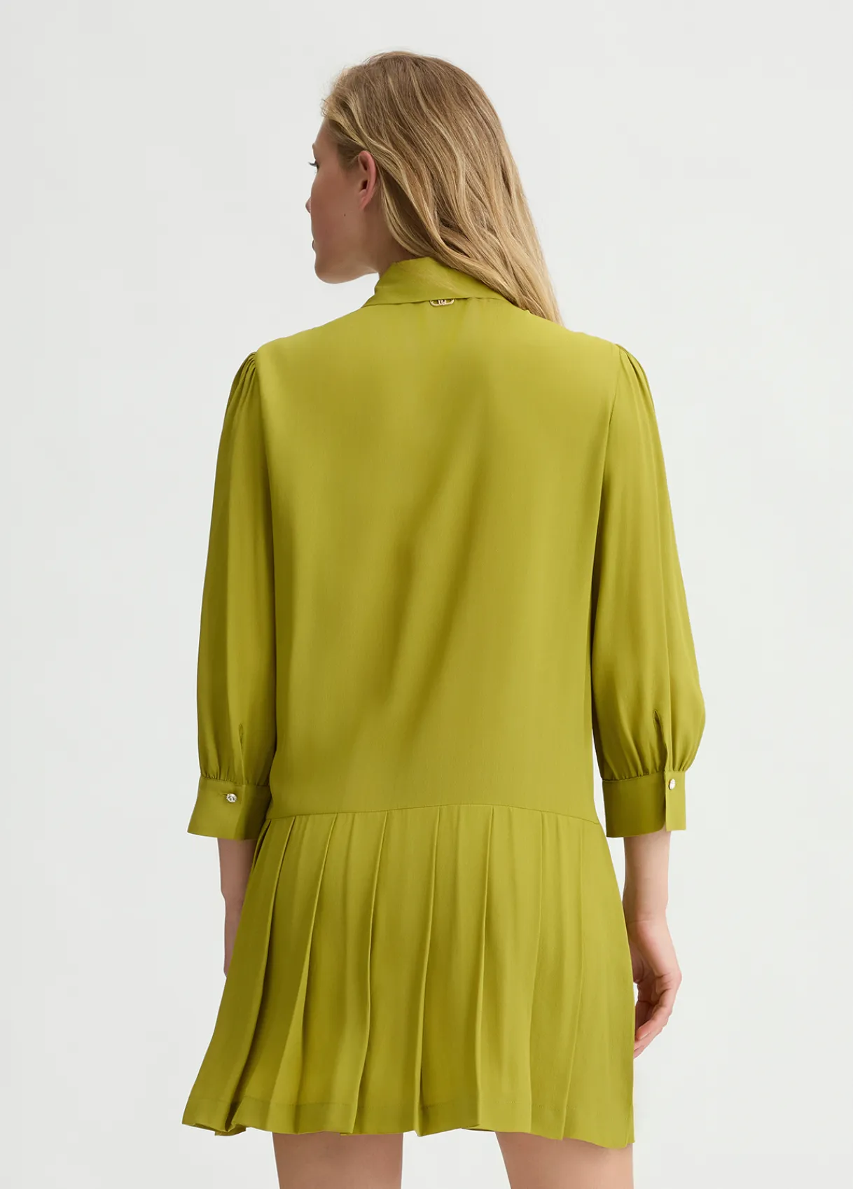 Liu Jo Robe chemisier en crêpe de chine|Femme Robes