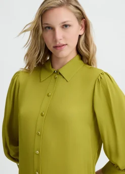 Liu Jo Robe chemisier en crêpe de chine|Femme Robes