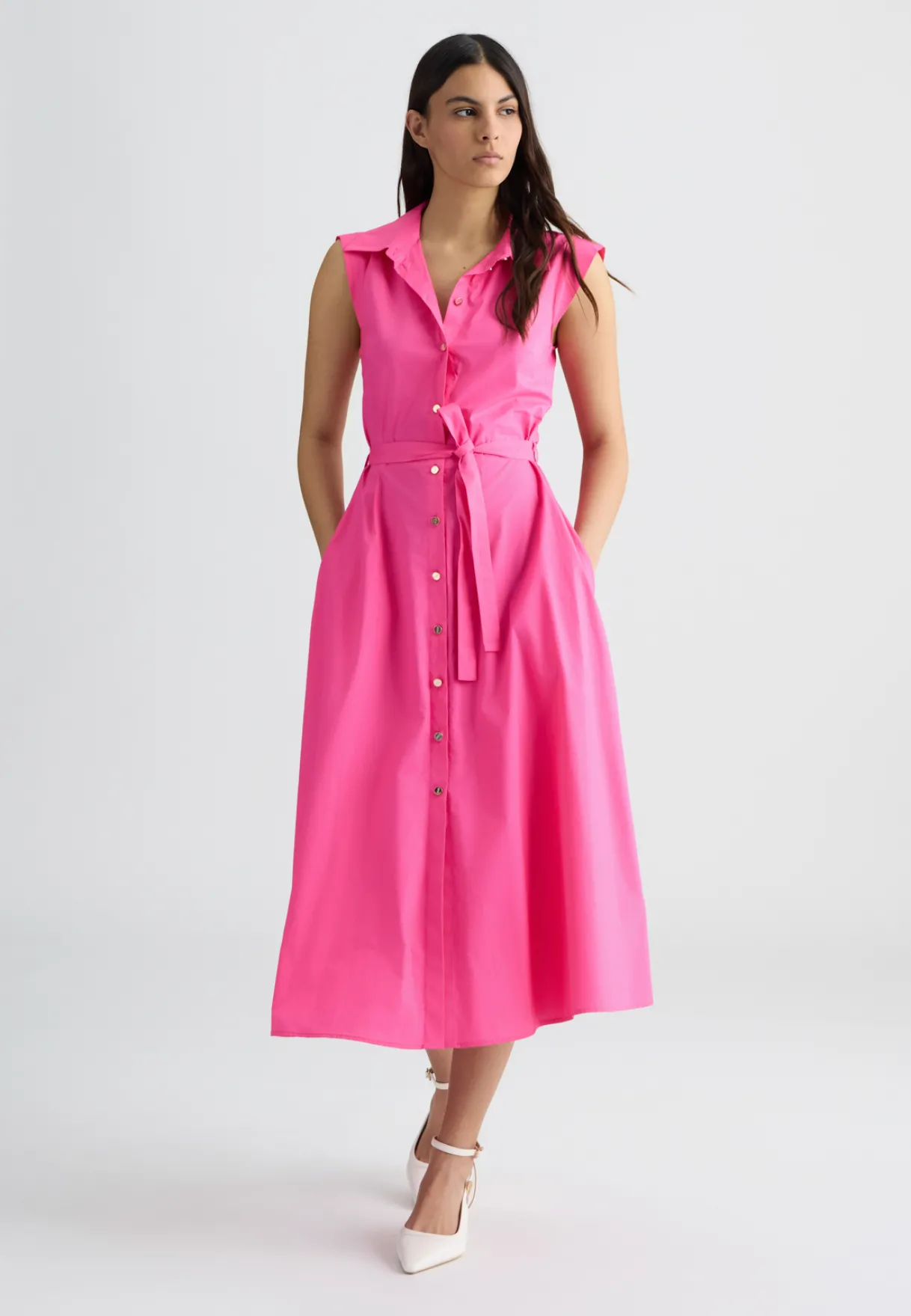 Liu Jo Robe chemisier en popeline|Femme Robes