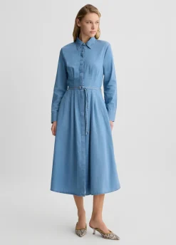 Liu Jo Robe chemisier en toile denim|Femme Robes