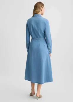Liu Jo Robe chemisier en toile denim|Femme Robes