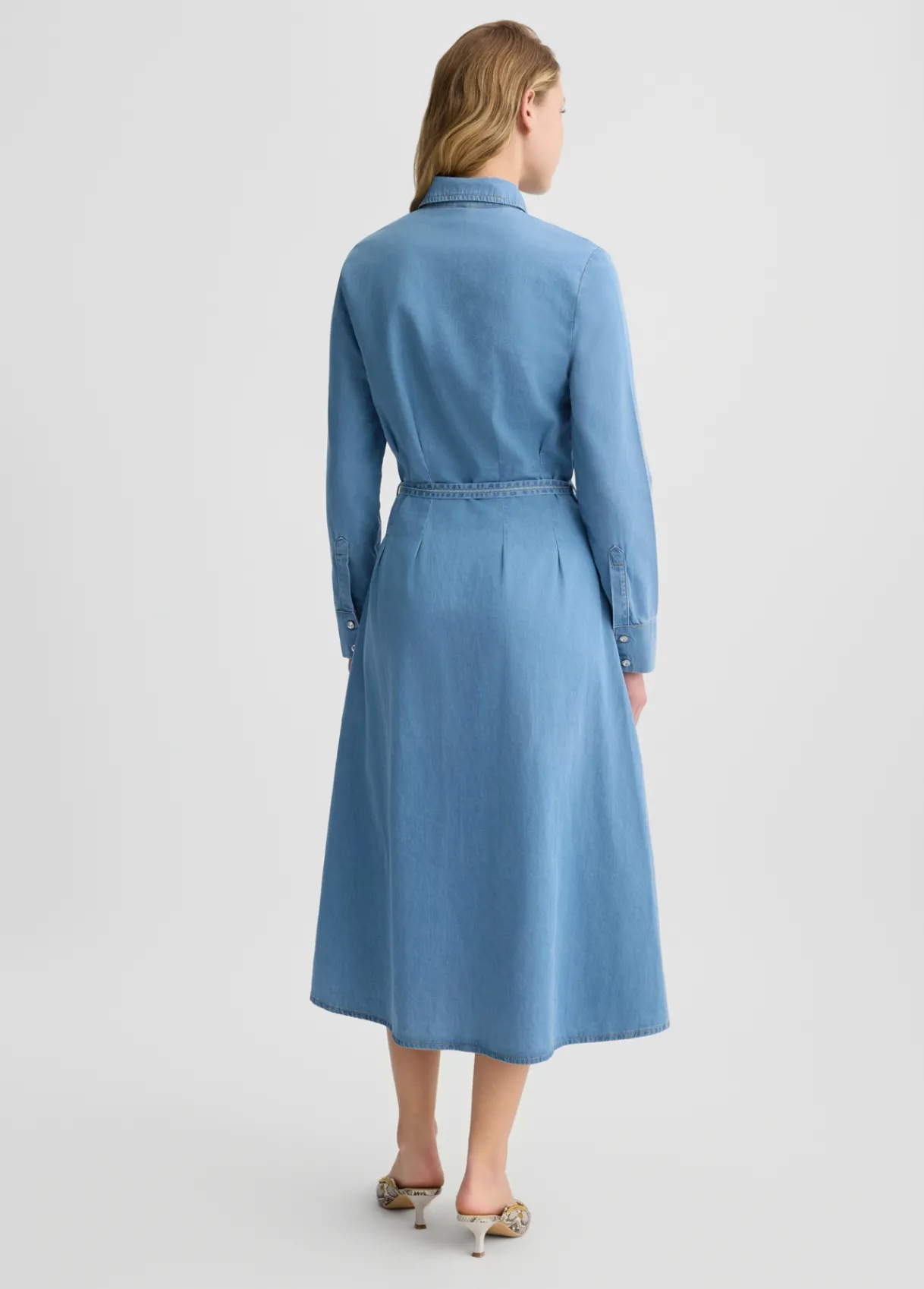 Liu Jo Robe chemisier en toile denim|Femme Robes
