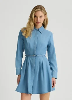 Liu Jo Robe chemisier en toile denim|Femme Robes