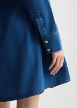 Liu Jo Robe chemisier en toile denim|Femme Robes