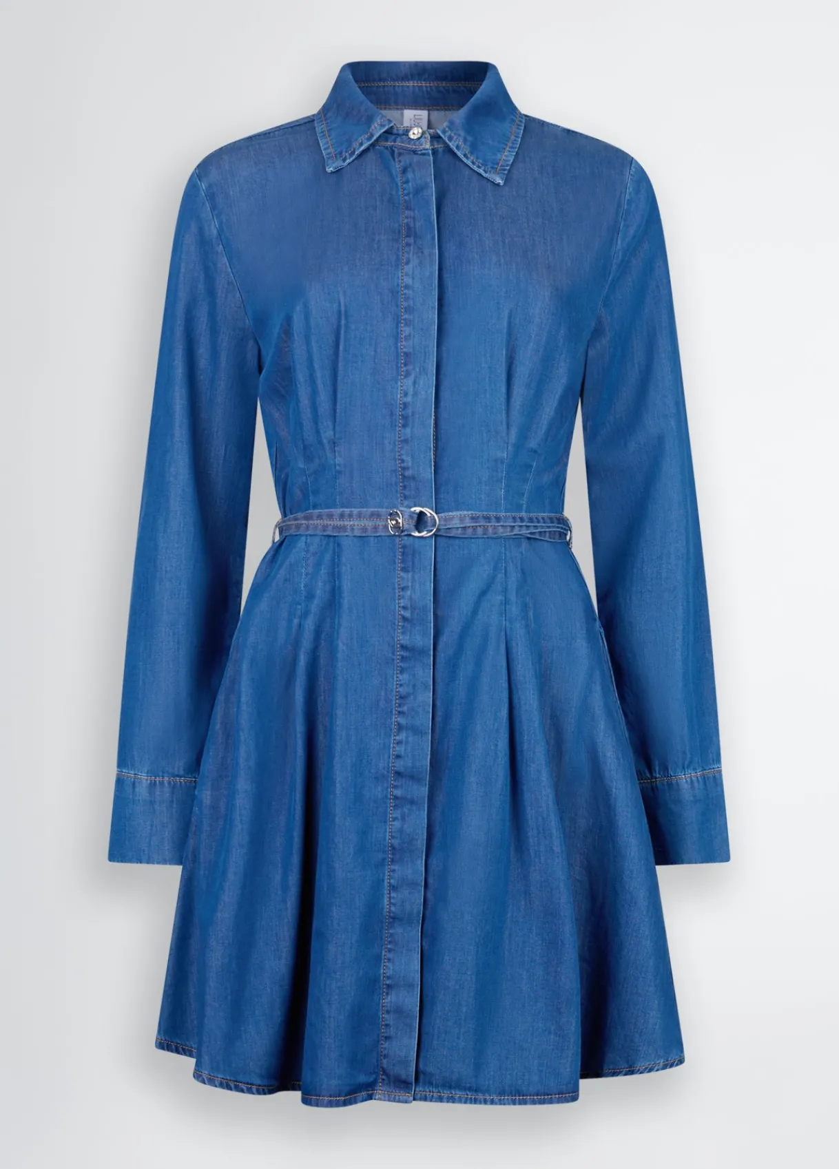 Liu Jo Robe chemisier en toile denim|Femme Robes