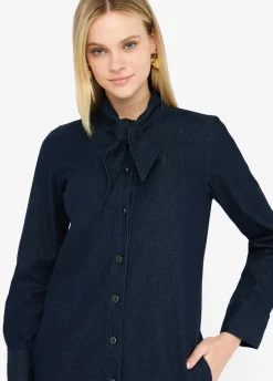 Liu Jo Robe chemisier en toile denim|Femme Robes