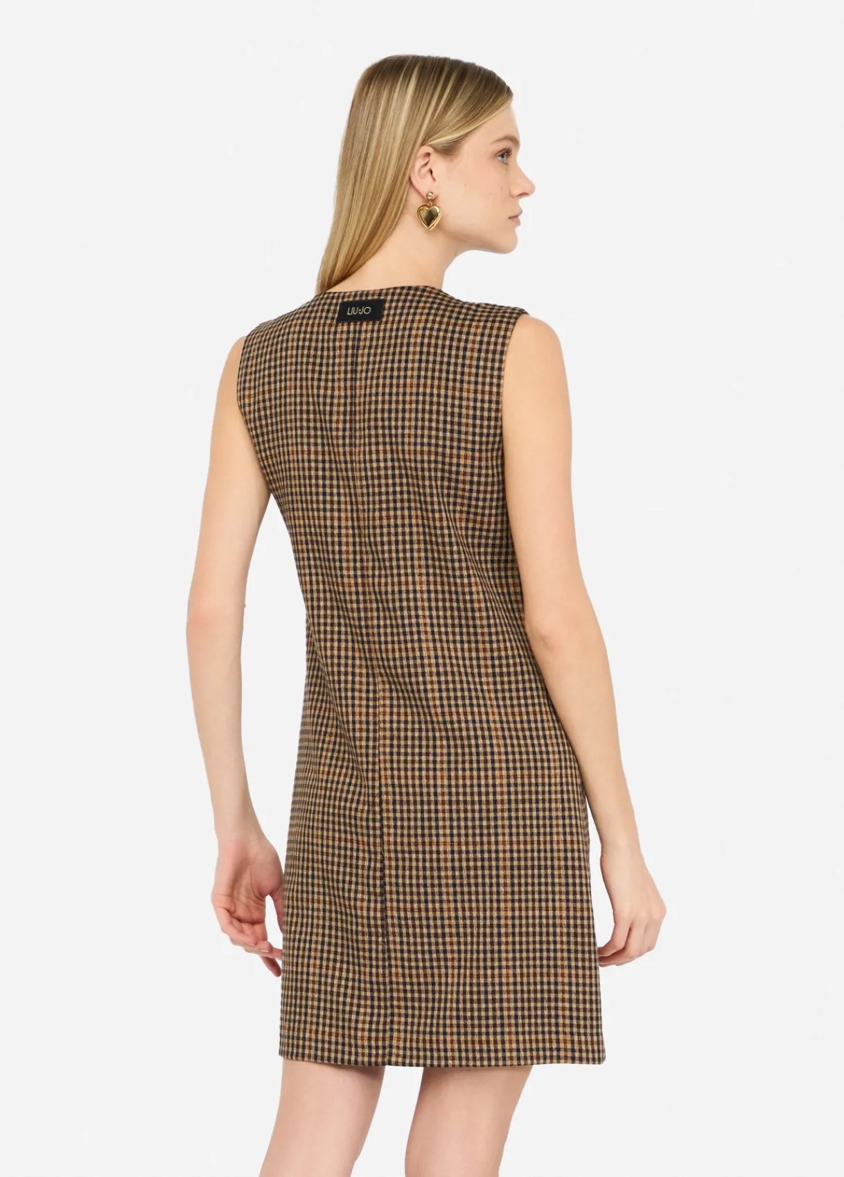 Liu Jo Robe courte à carreaux|Femme Robes