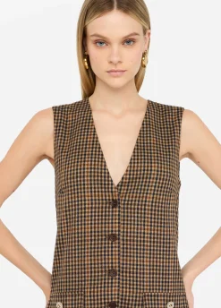 Liu Jo Robe courte à carreaux|Femme Robes