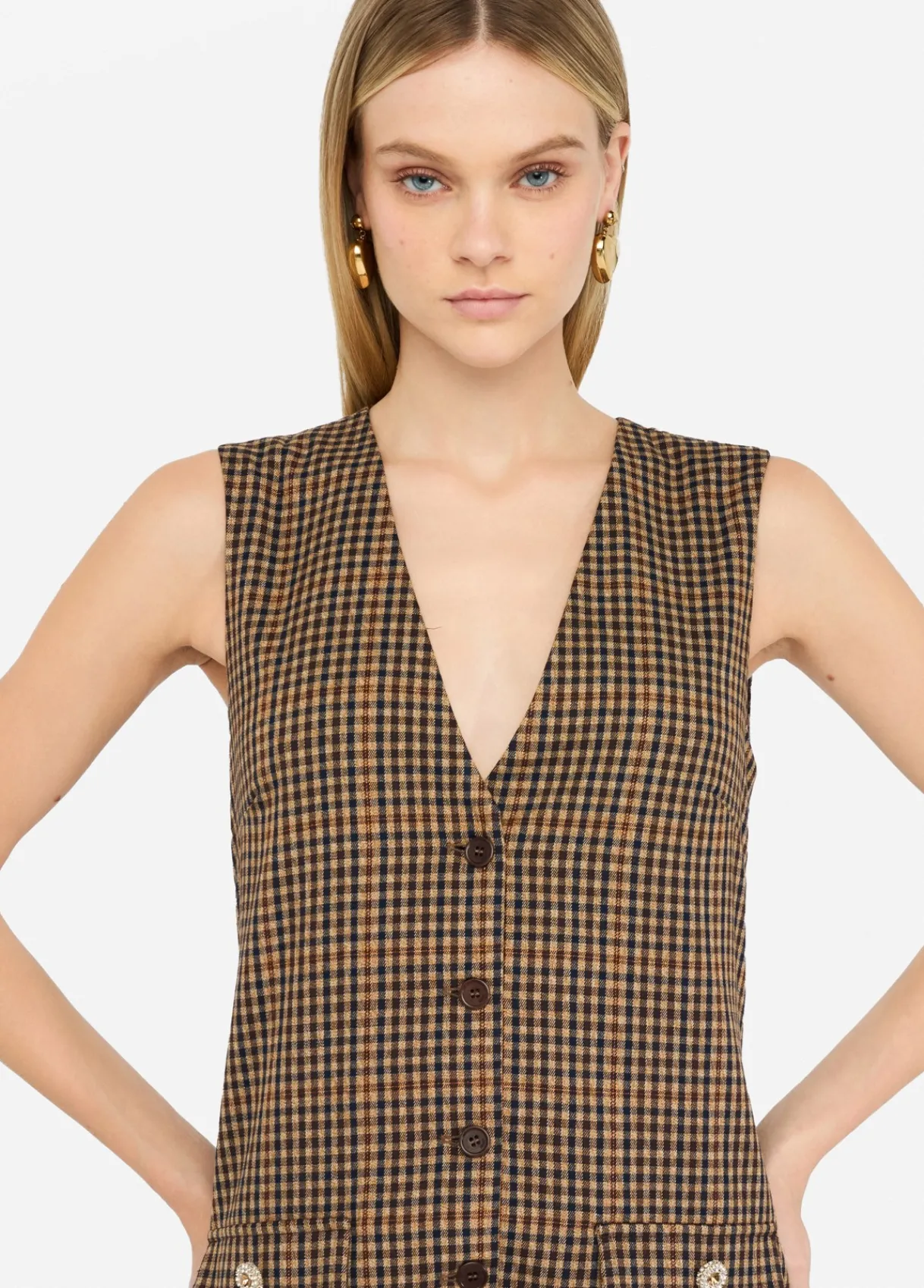 Liu Jo Robe courte à carreaux|Femme Robes