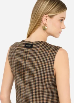 Liu Jo Robe courte à carreaux|Femme Robes