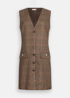 Liu Jo Robe courte à carreaux|Femme Robes