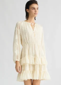 Liu Jo Robe courte à fleurs brodées|Femme Robes