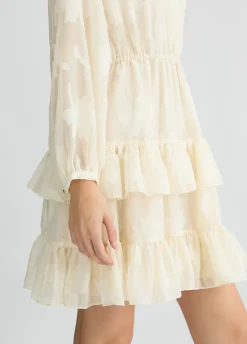 Liu Jo Robe courte à fleurs brodées|Femme Robes