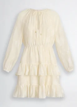 Liu Jo Robe courte à fleurs brodées|Femme Robes