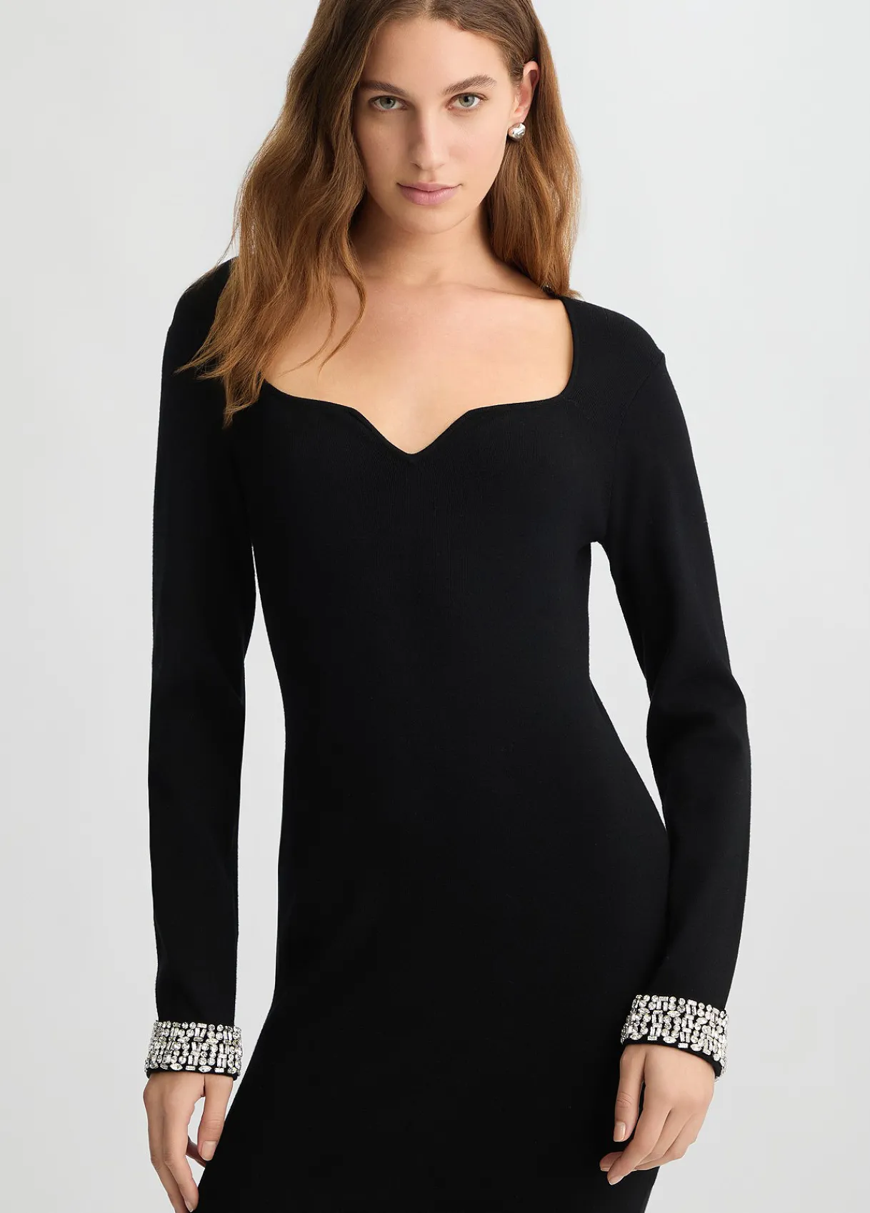 Liu Jo Robe courte avec broderies bijoux|Femme Mailles|Robes