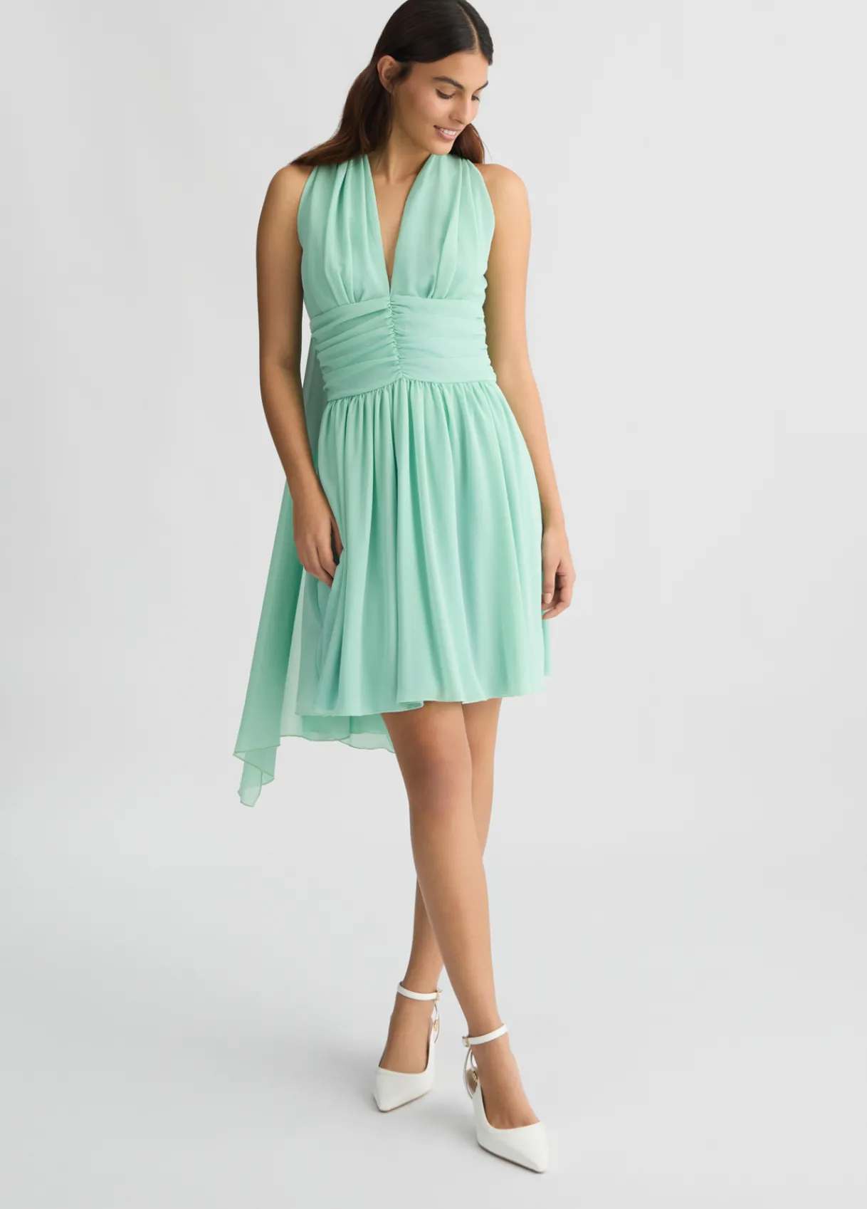 Liu Jo Robe courte avec drapé|Femme Cérémonie|Robes