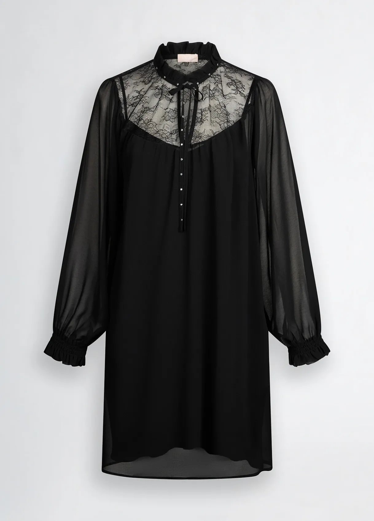 Liu Jo Robe courte avec empiècement en dentelle|Femme Robes