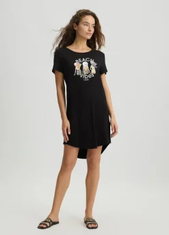 Liu Jo Robe courte avec imprimé|Femme Mode Plage|Robes