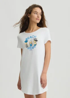 Liu Jo Robe courte avec imprimé|Femme Mode Plage|Robes